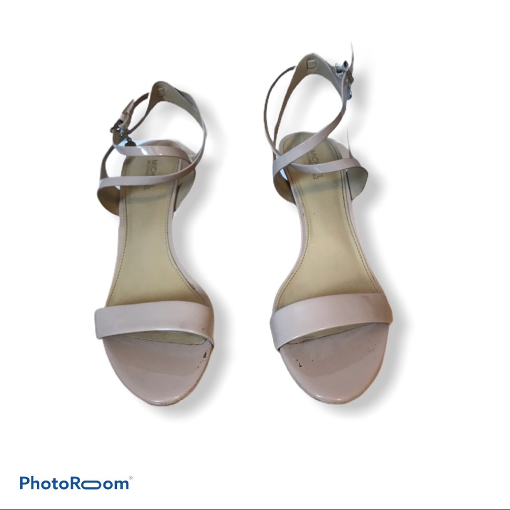 Michael Kors Nude Patten Leather Heels